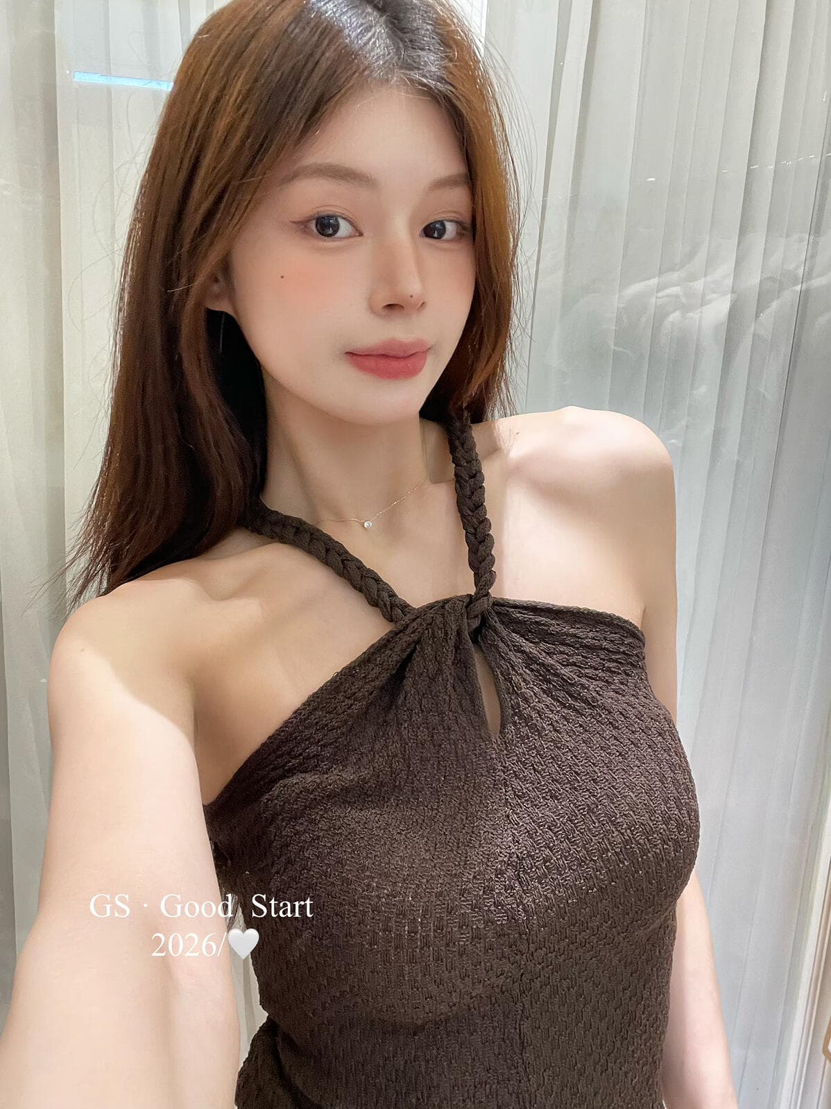 gs.good start- 보존 강력한 추진력 한 부서 순수한 욕망 다용도 꽈배기 행침 목 몸매 가꾸기 니트 조끼 상세 이미지 9