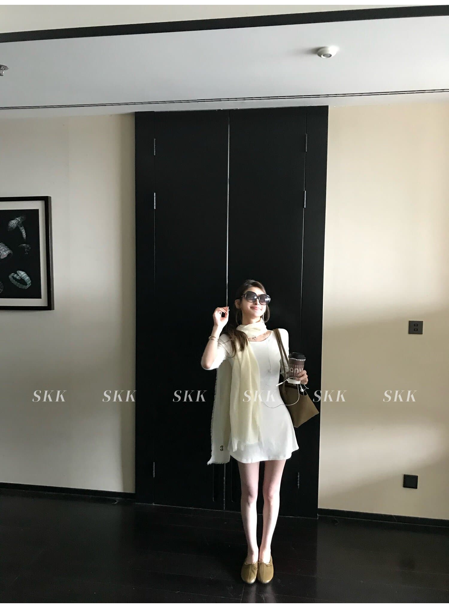 프랑스식 허리 수축 품격 부드러운 드레스 쇼트 스타일 치마 상세 이미지 25