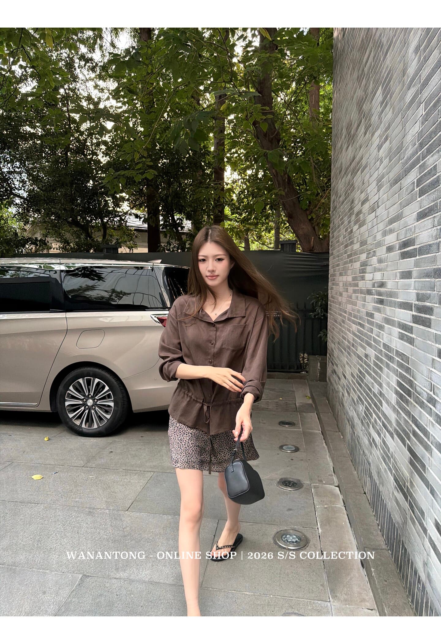 프랑스식 캐주얼 폴로 칼라 펌프 로프 셔츠 디자인 센스 긴팔 맨위 여성 상세 이미지 8
