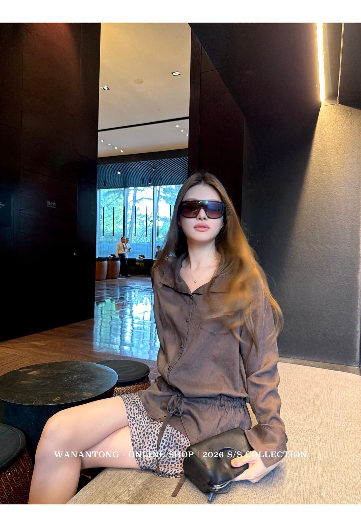 프랑스식 캐주얼 폴로 칼라 펌프 로프 셔츠 디자인 센스 긴팔 맨위 여성 상세 이미지 10