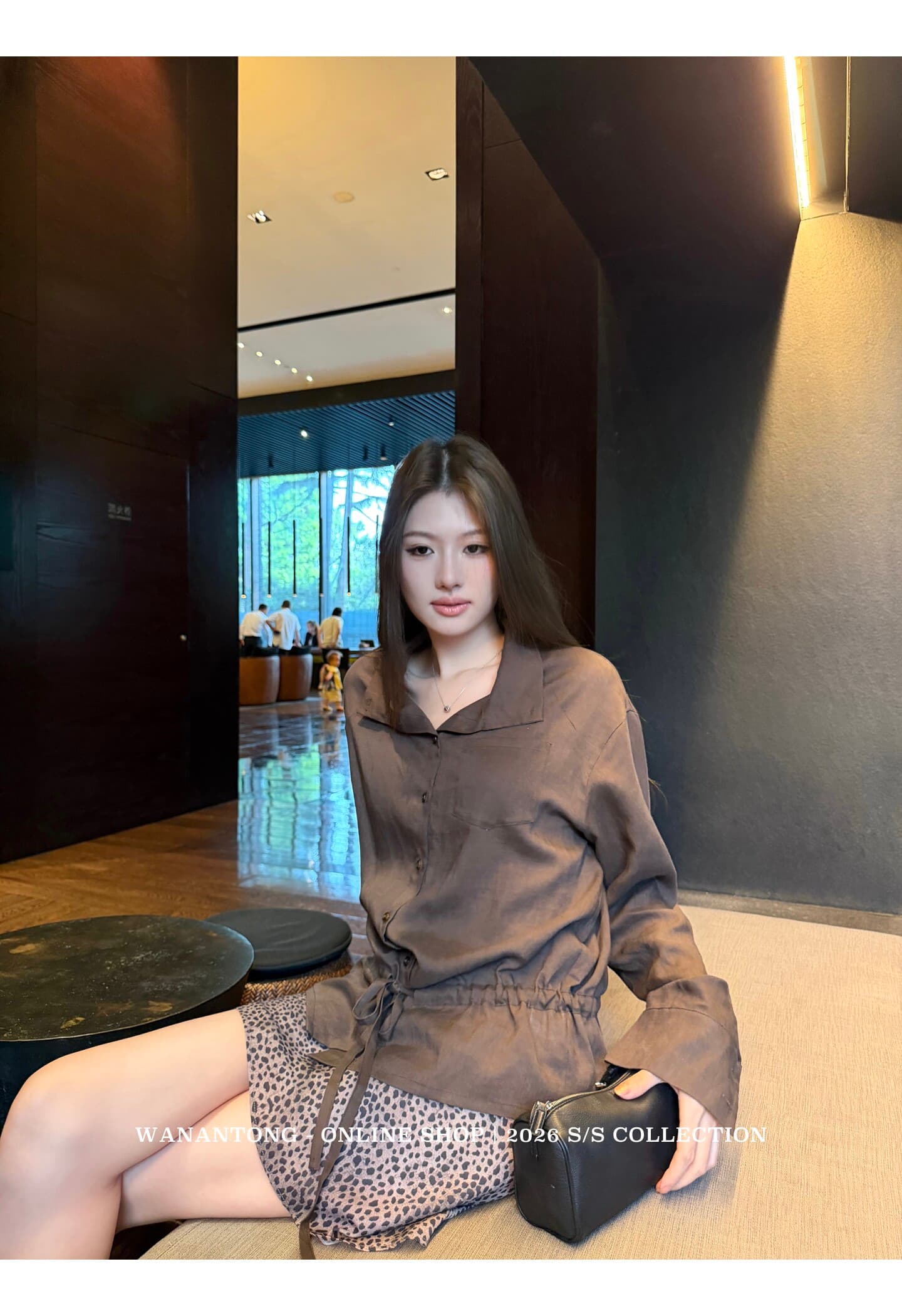 프랑스식 캐주얼 폴로 칼라 펌프 로프 셔츠 디자인 센스 긴팔 맨위 여성 상세 이미지 21
