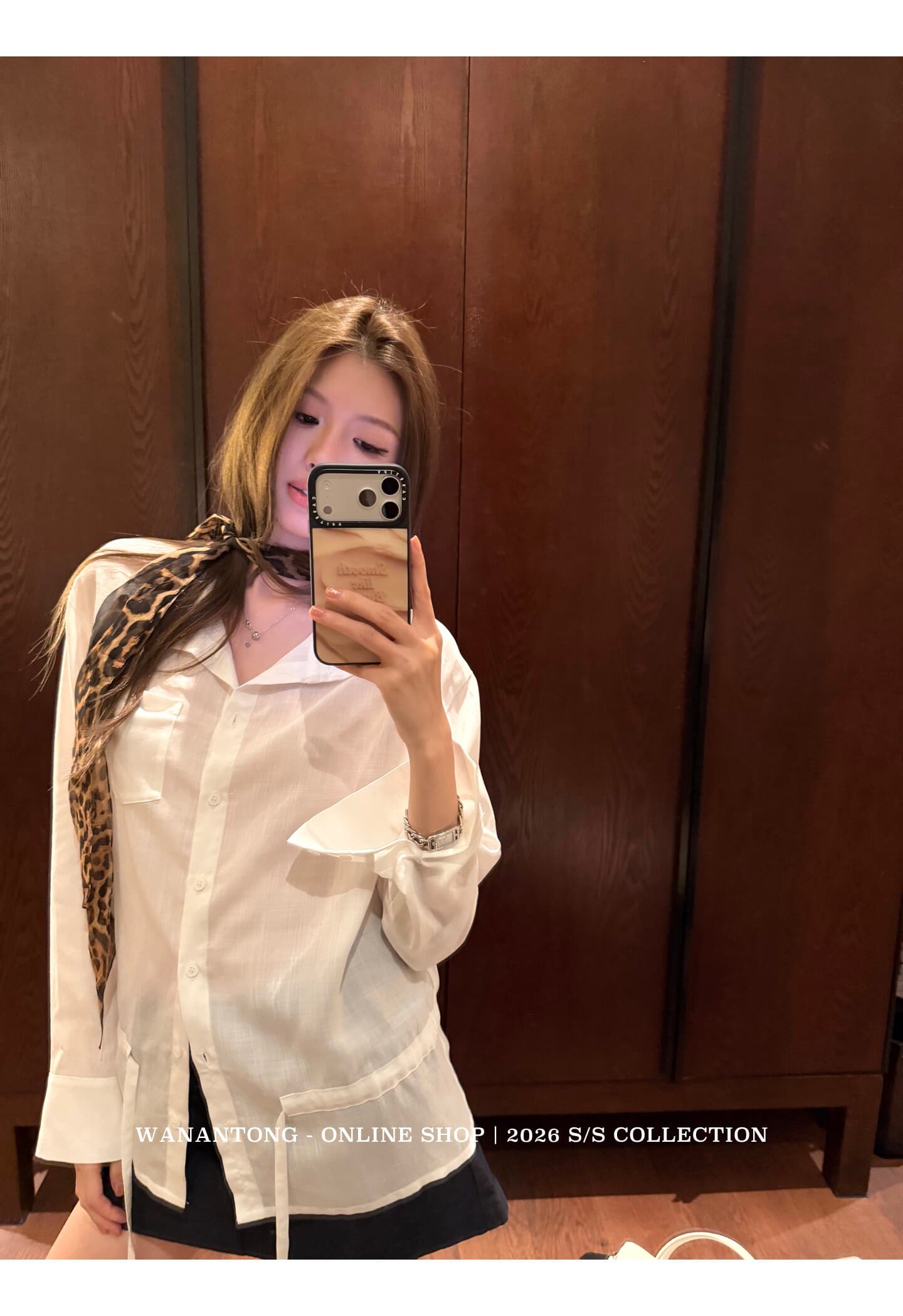 프랑스식 캐주얼 폴로 칼라 펌프 로프 셔츠 디자인 센스 긴팔 맨위 여성 상세 이미지 24