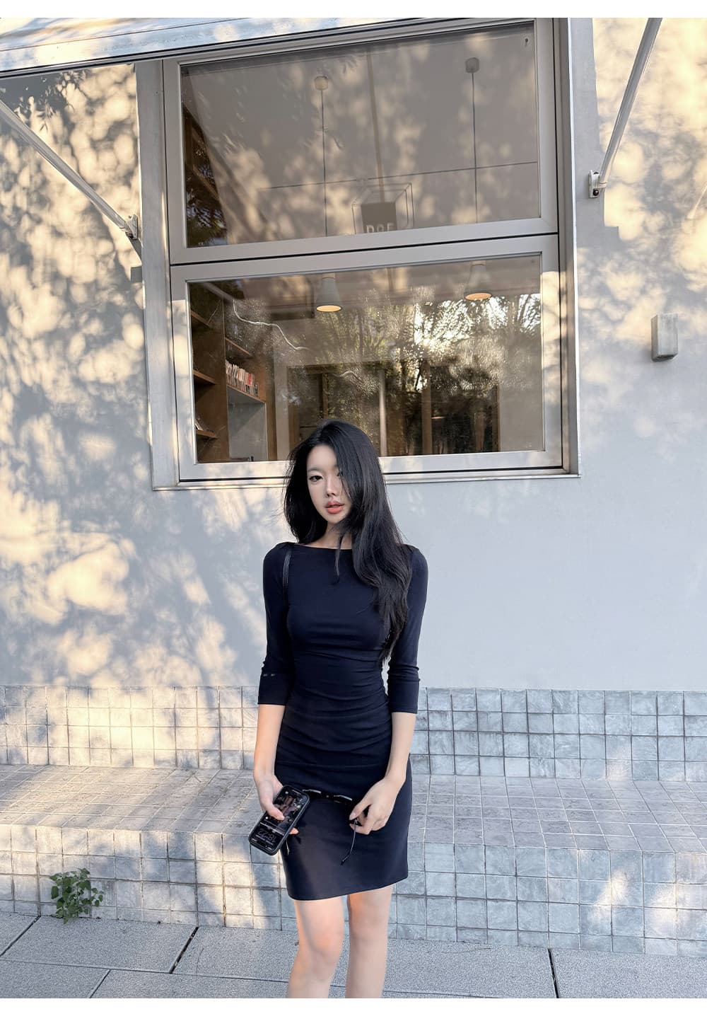 laareetoo 92 라이 경기 서울 루이 가을 치마 여성 가을 2026 새로운 7부 소매 드레스 상세 이미지 22