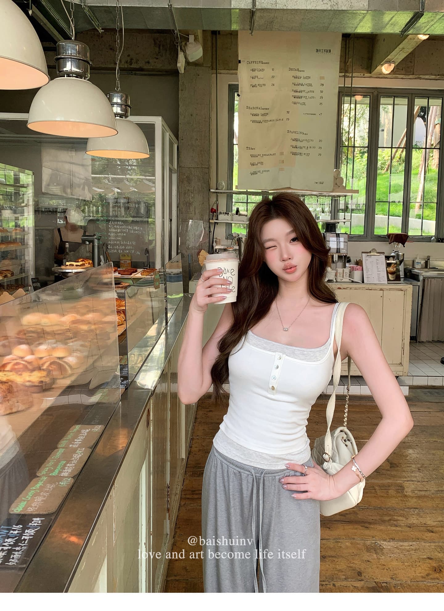 스택 착용 슬립 페이크 레이어드 스택 착용 조끼 슬립 여성 디자인 센스 몸매 가꾸기 디스플레이 몸 맨위 상세 이미지 18