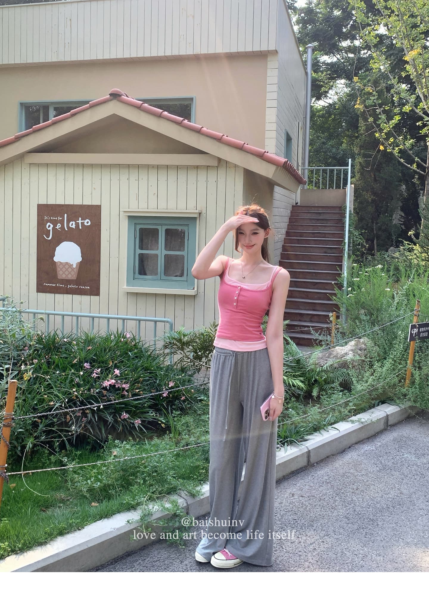 스택 착용 슬립 페이크 레이어드 스택 착용 조끼 슬립 여성 디자인 센스 몸매 가꾸기 디스플레이 몸 맨위 상세 이미지 24
