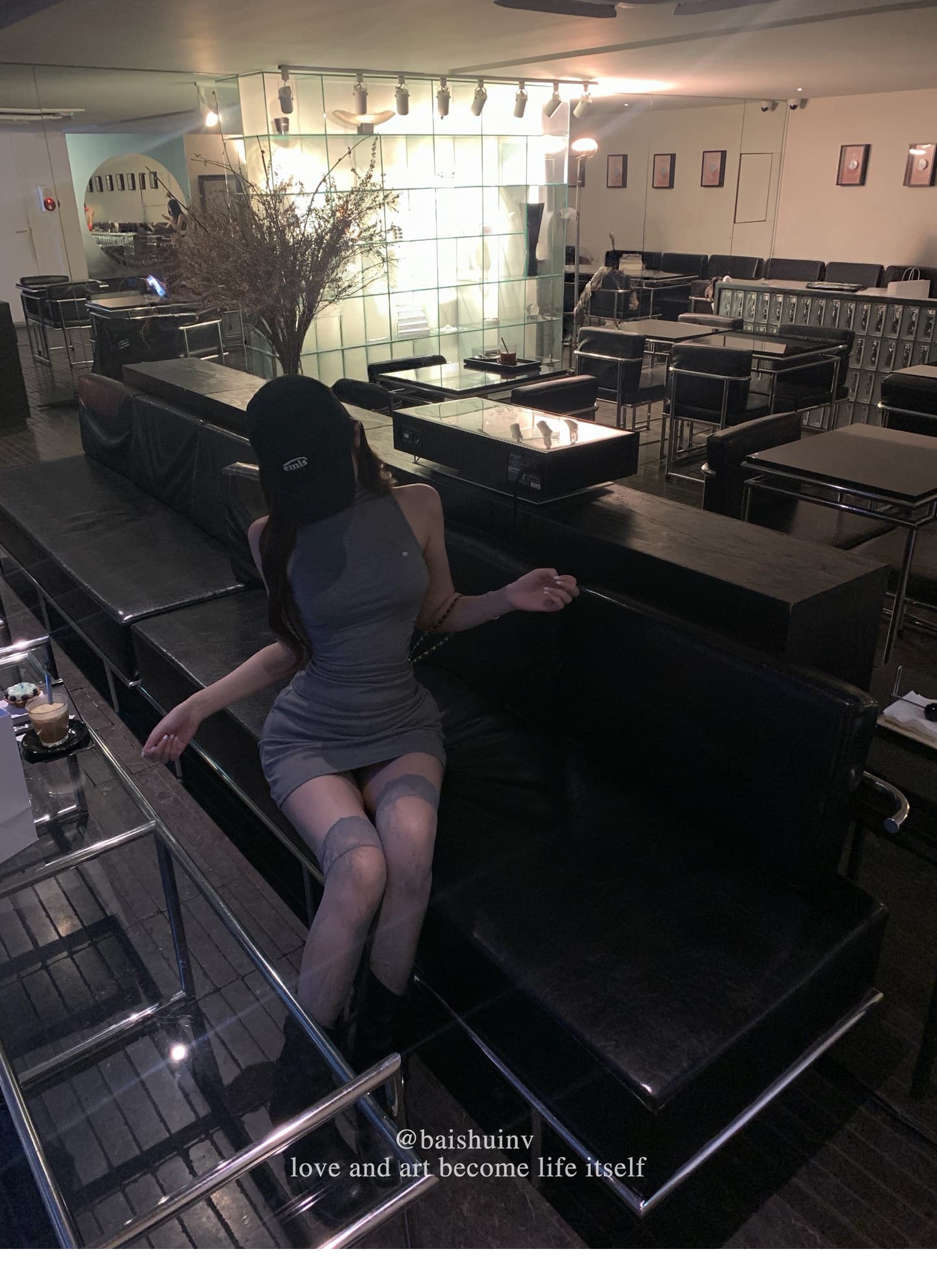 말뚝 더미 칼라 조끼 타이트 스커트 반신 스커트 여성 여름 한 부서 순수한 욕망 데이트 세트 상세 이미지 2