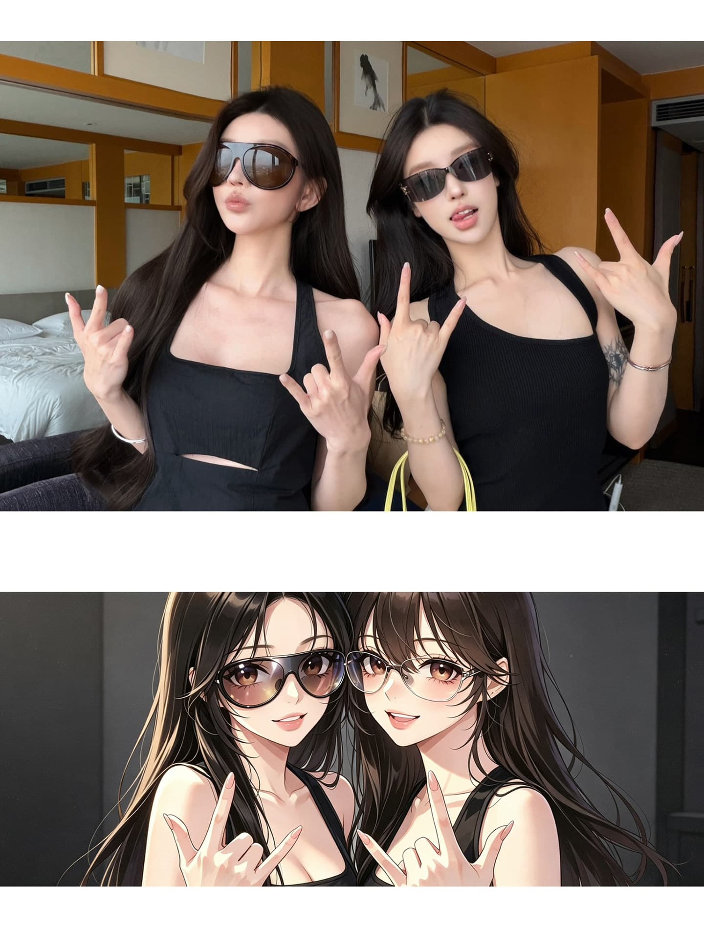 woppei 불규칙 비스듬한 어깨 행침 목 니트 조끼 여성 작은 대중 홀로우 아웃 단어 뒤로 몸매 가꾸기 슬림해 보이는 슬립 맨위 상세 이미지 4