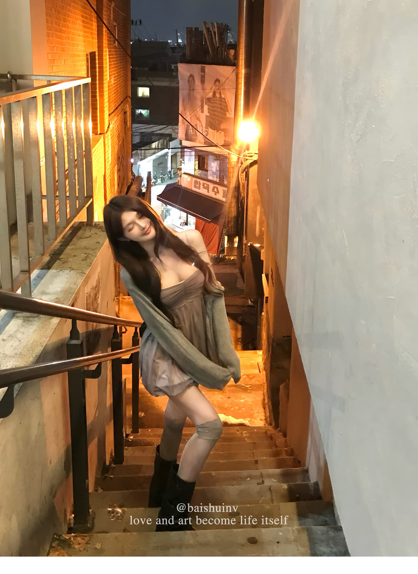 슬립 여성 드레스 여름 2026 새로운 품격 슬림해 보이는 도루 센스 미니 스커트 상세 이미지 43