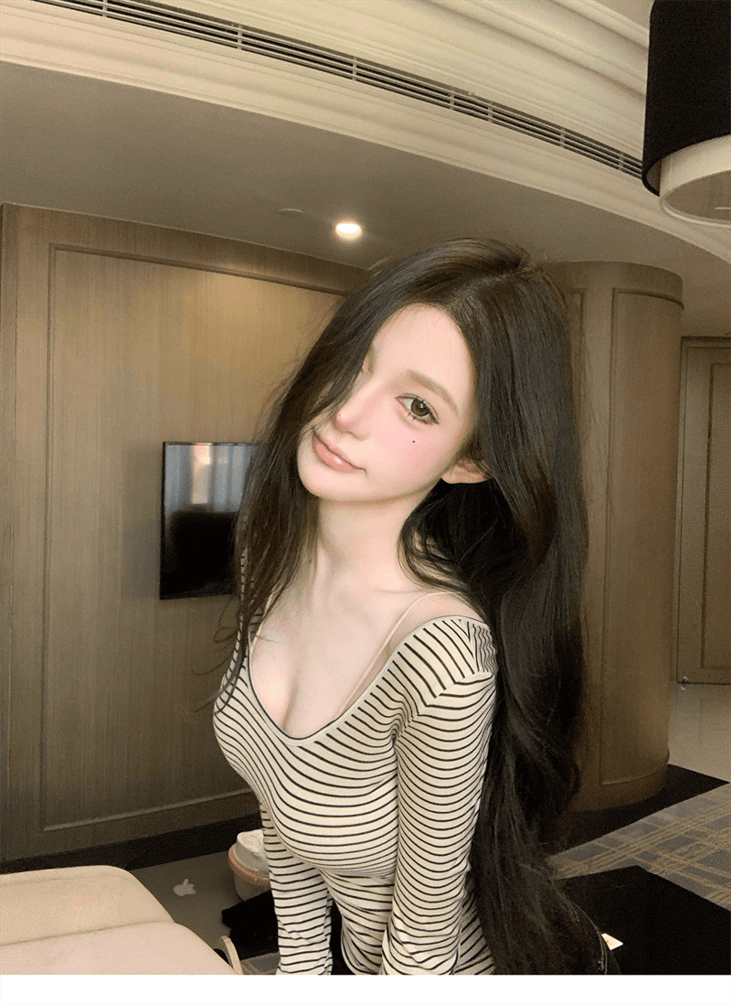 종이 사람들 긴팔 티셔츠 스트라이프 맨위 상세 이미지 8