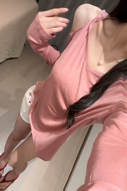 한 부서 감기 분위기 센스 루즈핏 긴팔 블라우스 티셔츠 여성 이른 가을 새로운 슬림해 보이는 캐주얼 얇은 스타일 통기성 맨위 이미지 6