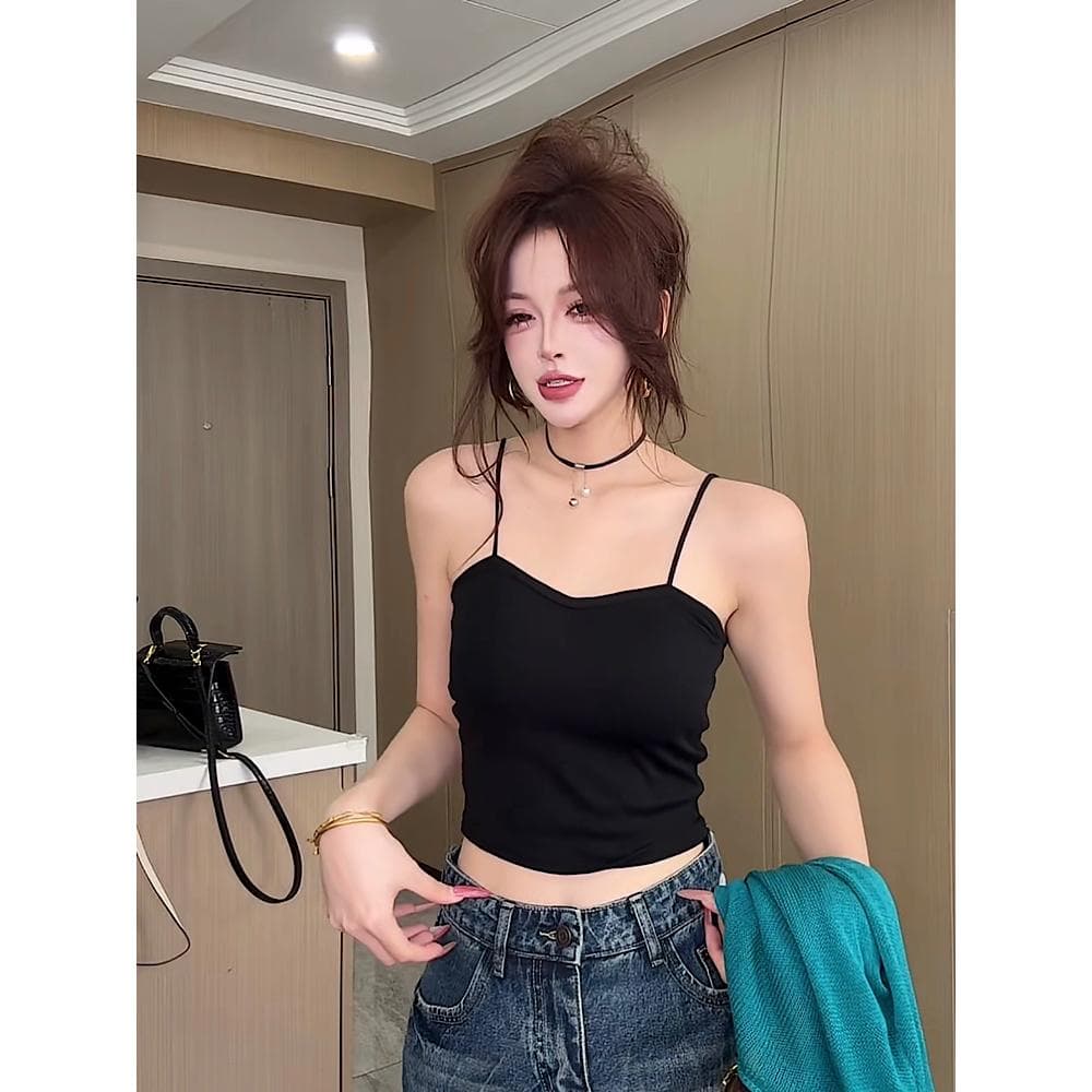 새로운 패션 다용도 핫걸 캐미솔 가슴 사전 이미지 5