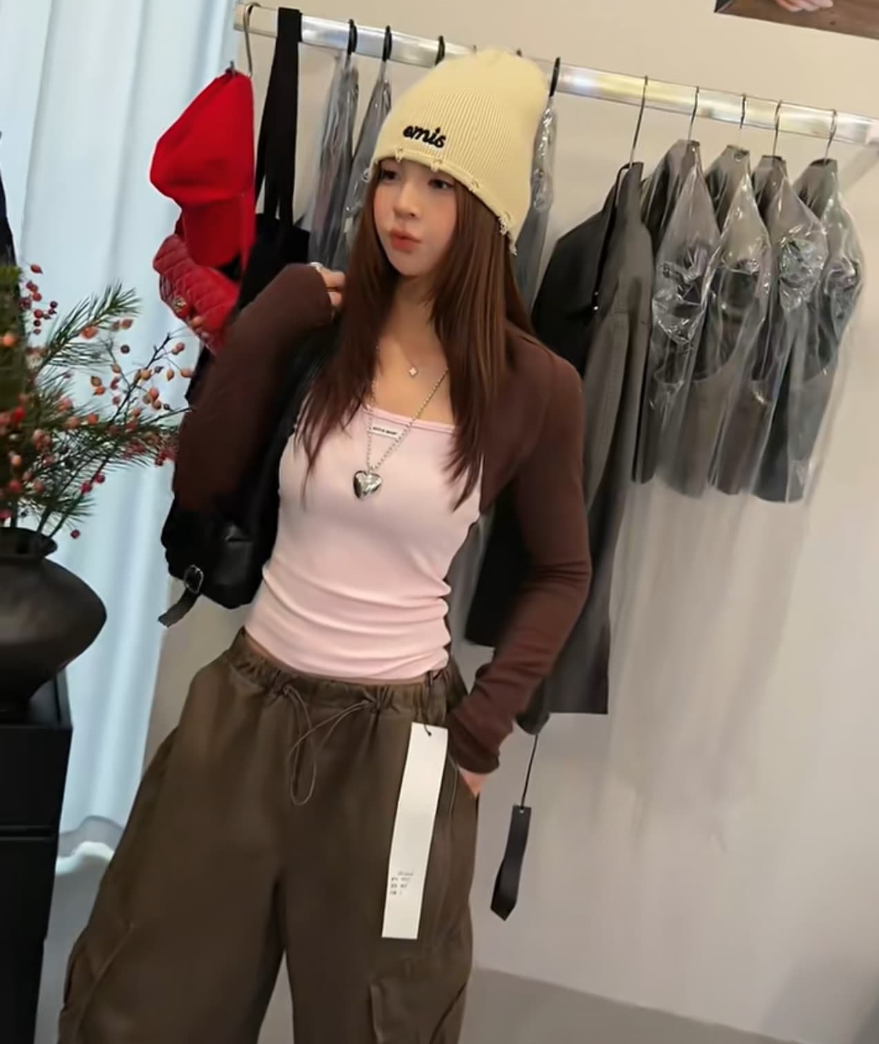 순수한 욕망 바람 u 칼라 페이크 레이어드 긴팔 티셔츠 여성 가을 새로운 배색 패치워크 인사이드 가져 가라. 셔츠 몸매 가꾸기 다용도 맨위 상세 이미지 5