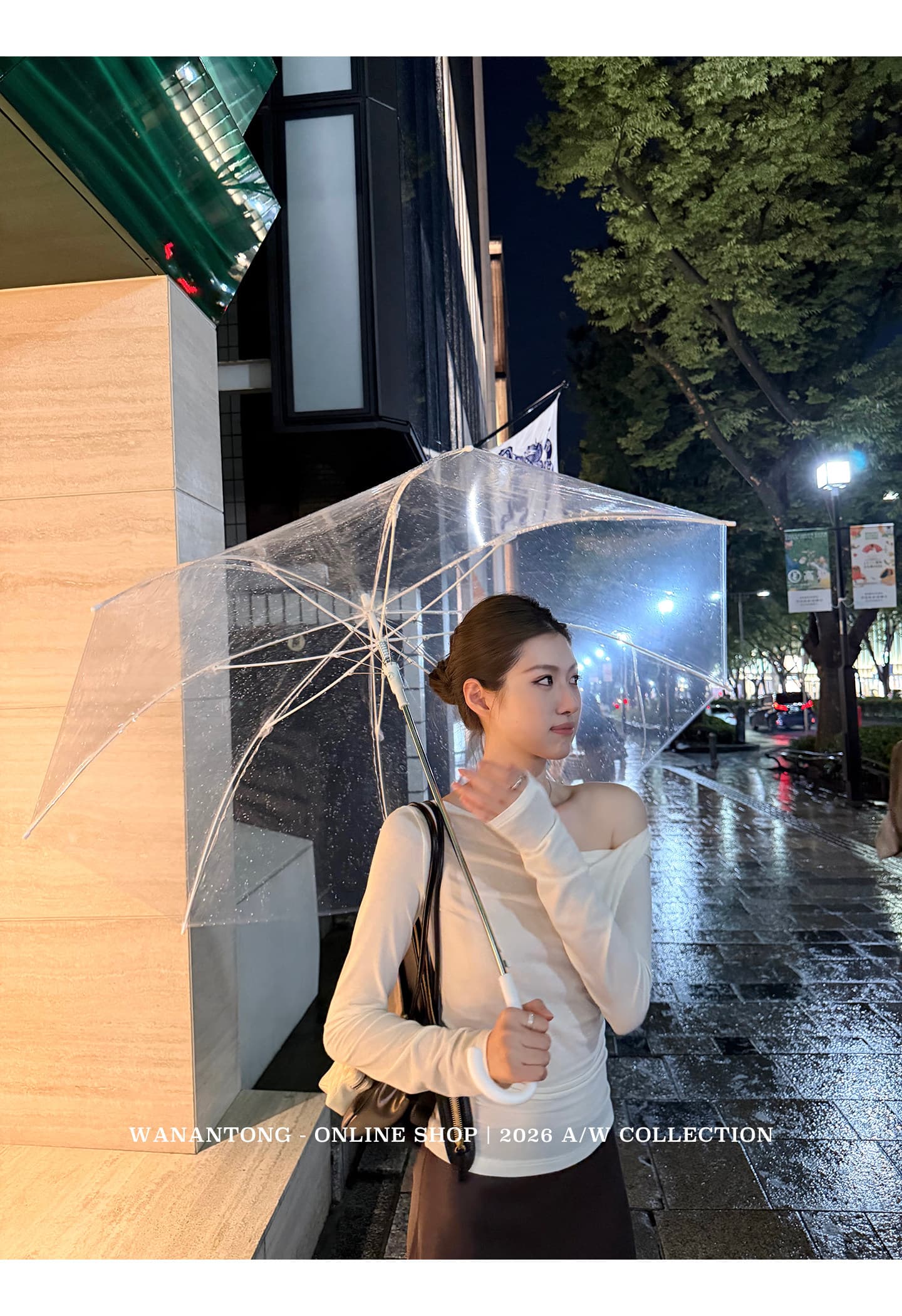 칼라 트위스트 명중 바닥 슬림해 보이는 순수한 욕망 이른 가을 새로운 상세 이미지 2