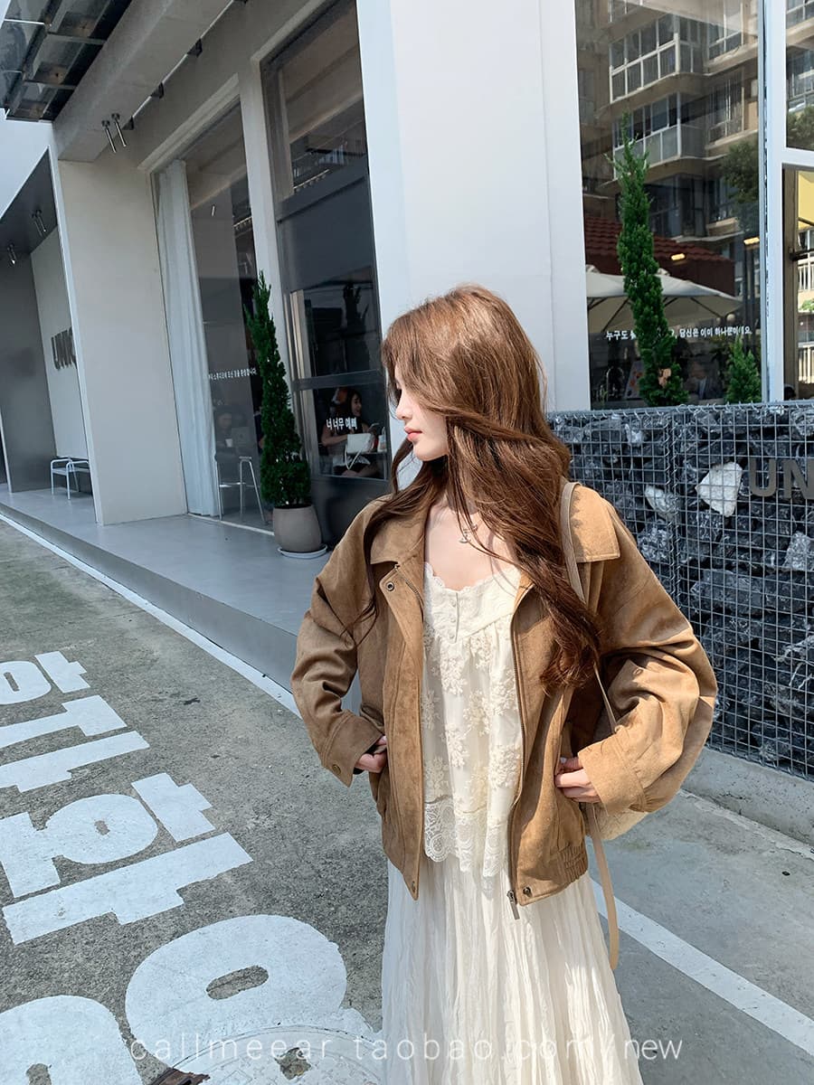 레이스 레이스 캐미솔 이른 가을 루즈핏 순수한 욕망 맨위 이미지 5