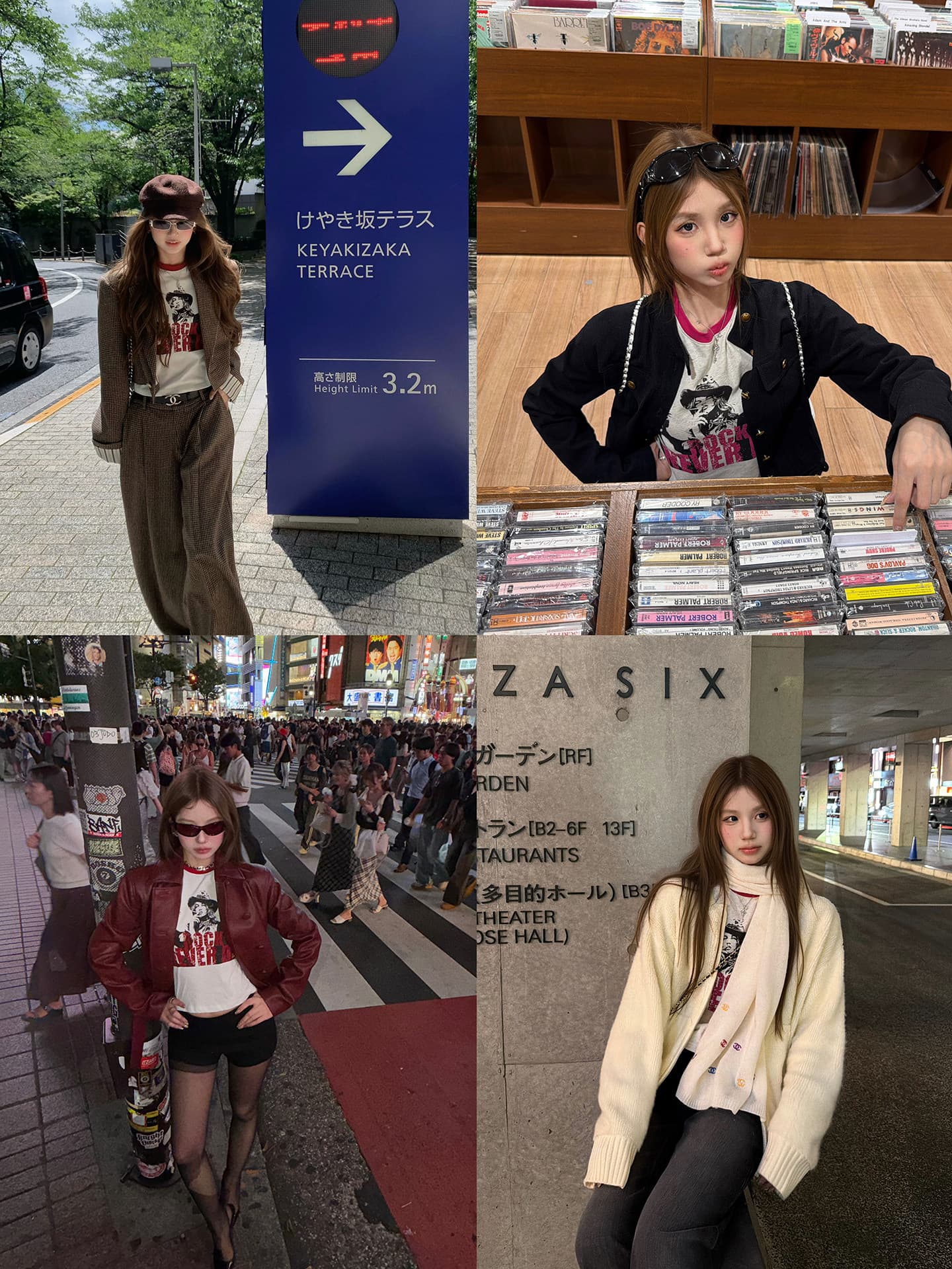 아메리칸 레트로 마 오래된 프린트 티셔츠 여성 루즈핏 슬림해 보이는 긴팔 맨위 가을 이미지 4