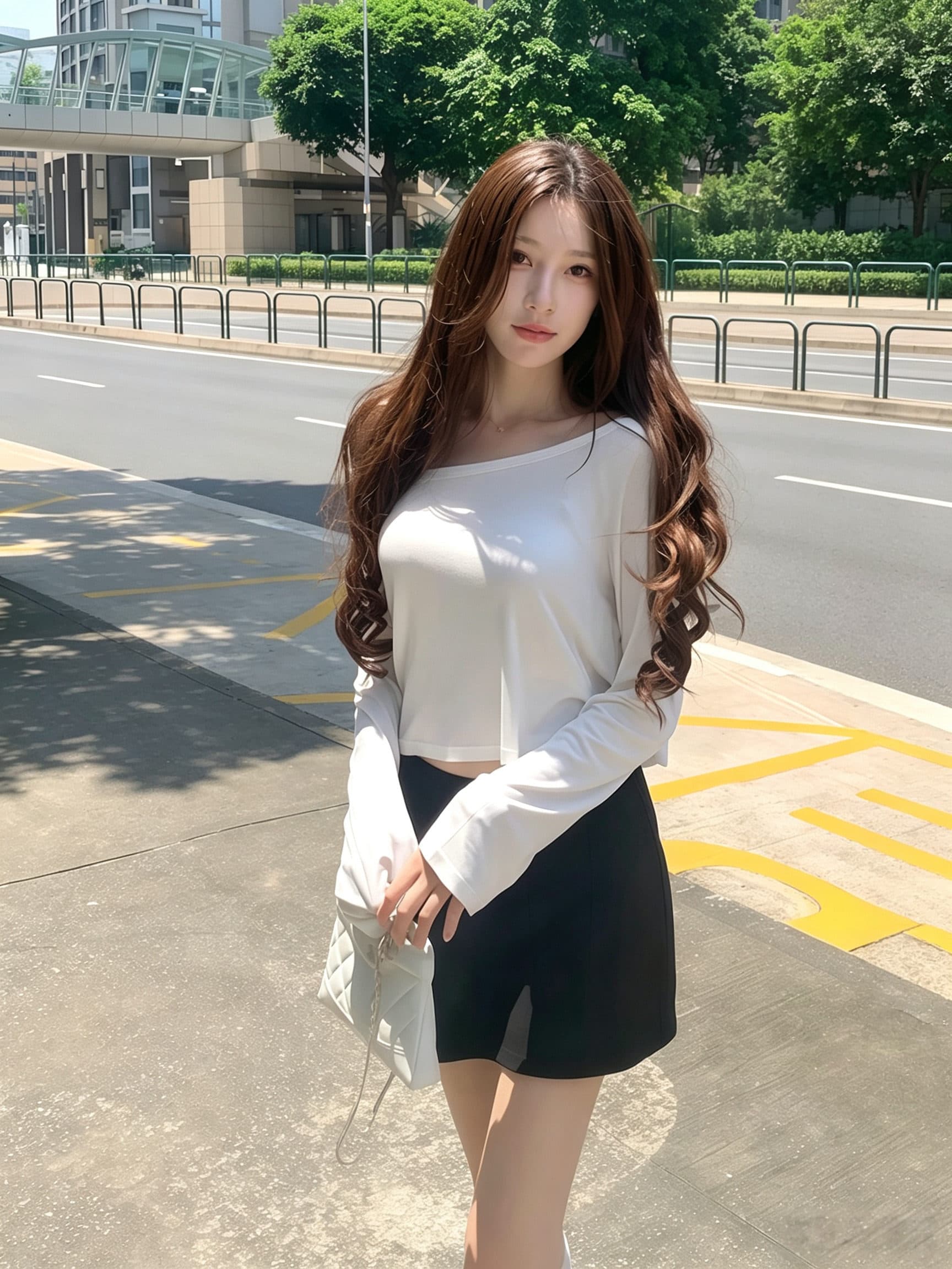 한 부서 미니멀리즘 출퇴근 바람 가을 새로운 비스듬한 어깨 루즈핏 슬림해 보이는 다용도 긴팔 맨위 여성 상세 이미지 2