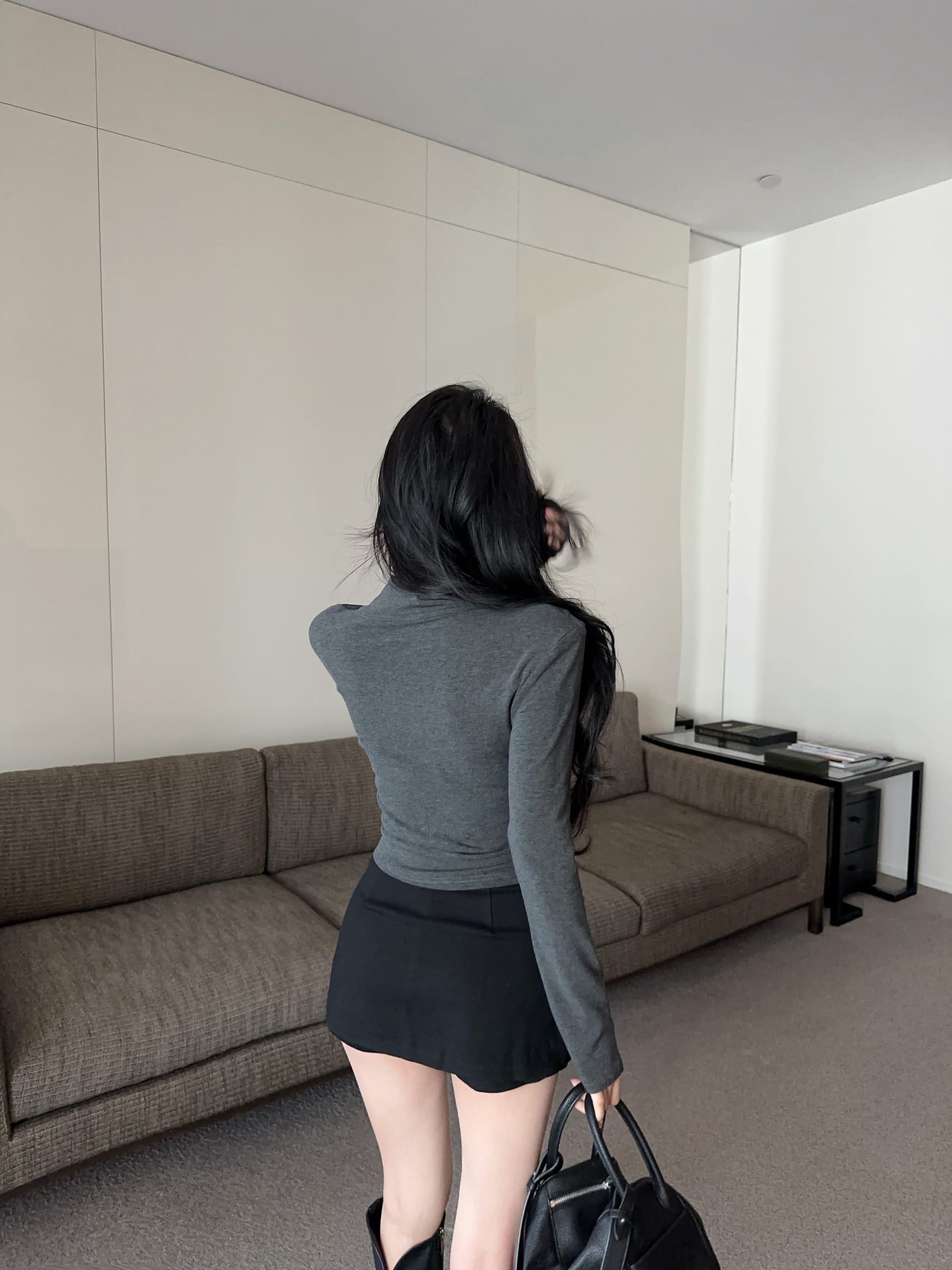 실사 정가 가을 차가운 바람의 소리 바람 디자인 센스 긴팔 폴로 칼라 더블 지퍼 후드티 맨위 여성 카디건 코트 상세 이미지 9