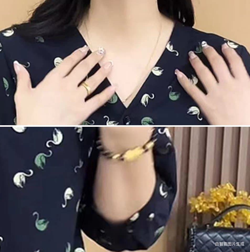 있음 선적 패션 고유 한 캐주얼 셔츠 이른 가을 새로운 빅 사이즈 허리 수축 슬림해 보이는 미니멀리즘 표지 고기 맨위 상세 이미지 12
