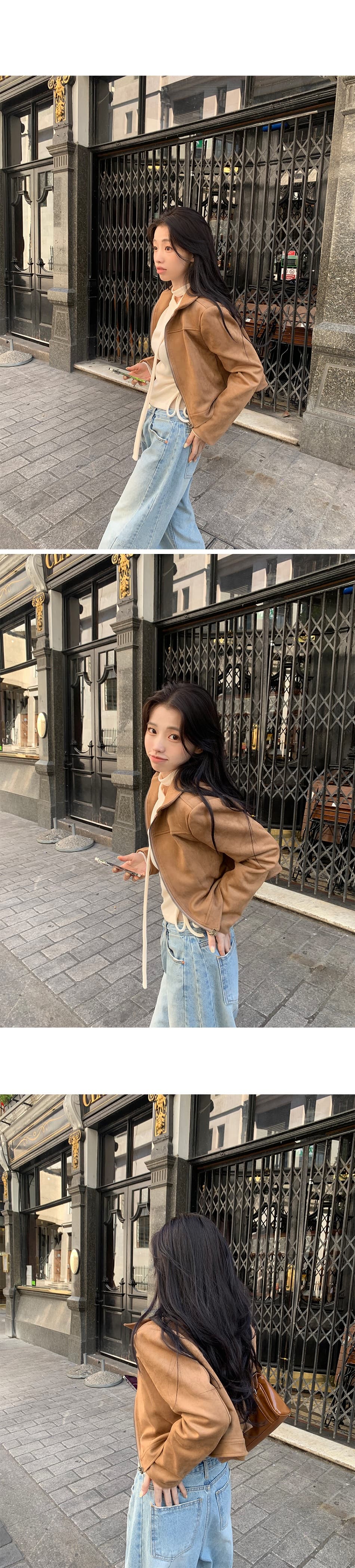 있음 선적 부드러운 스카프 펌프 로프 레이스업 오프숄더 얇은 니트 맨위 상세 이미지 13