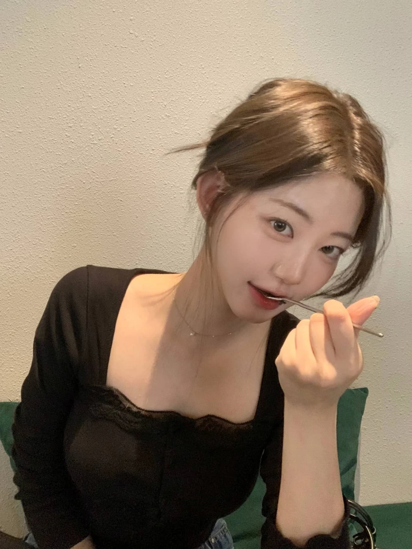 있음 선적 달콤함 레이스 긴팔 오픈 가디건 상세 이미지 72