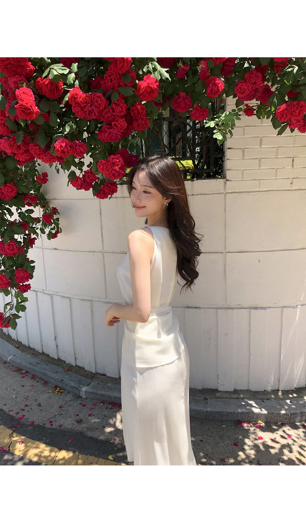 있음 선적 디자인 센스 민소매 여성 드레스 여름 새로운 작은 키 높은 품질 아름다운 요정 치마 상세 이미지 17