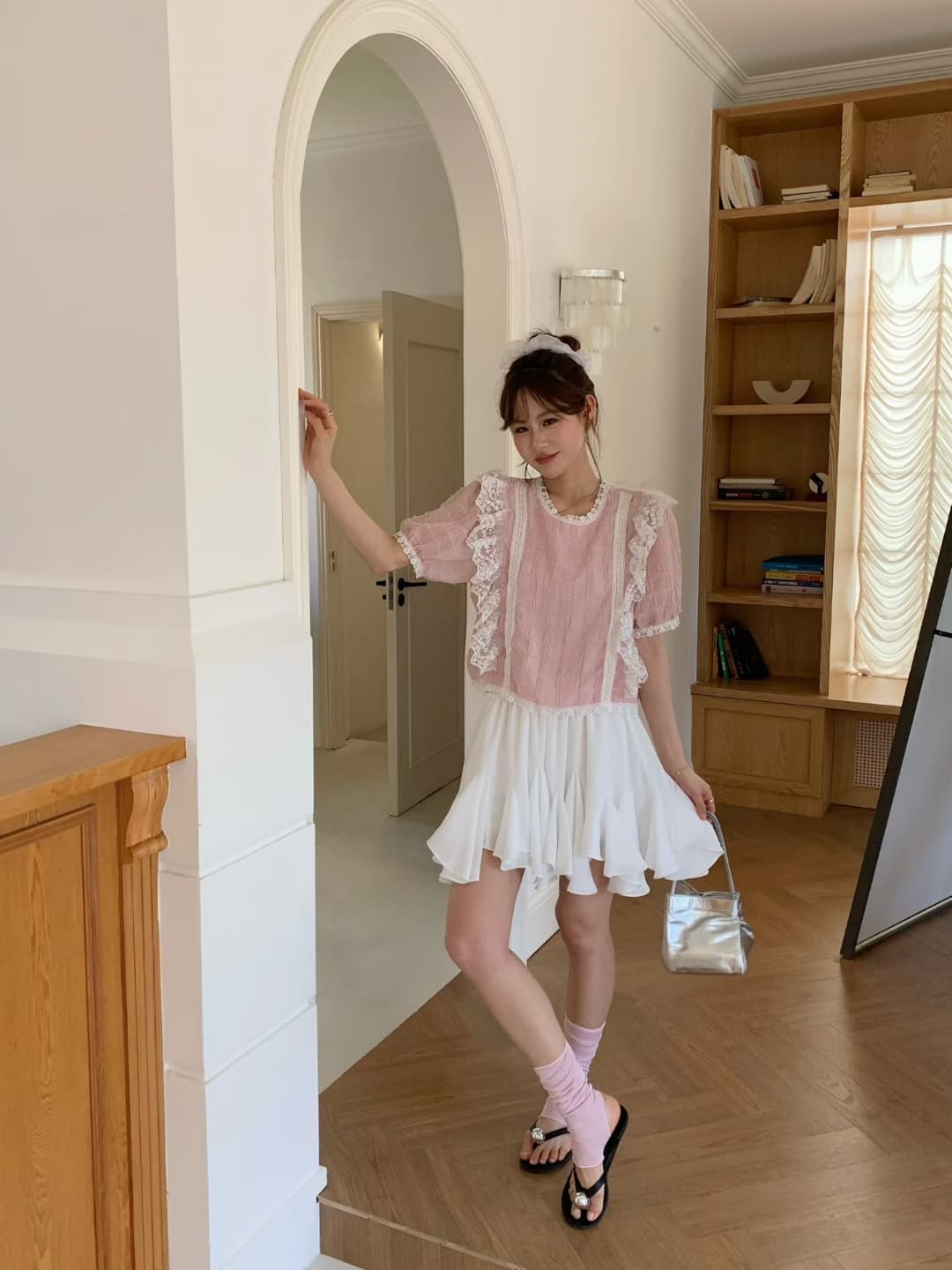 레이스 레이스 여성 셔츠 상세 이미지 7