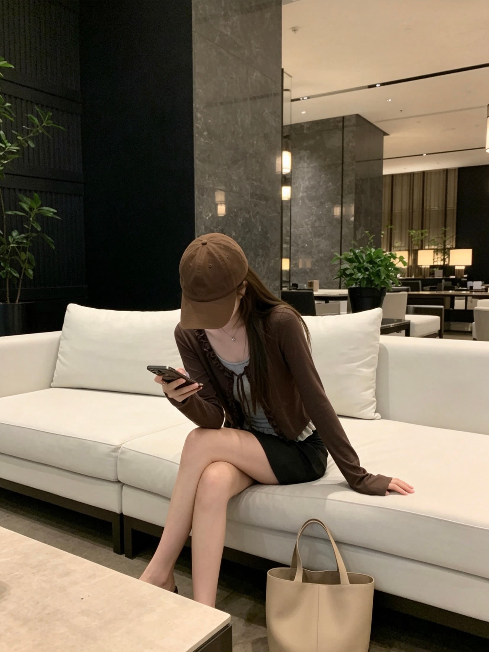 신제품 페이크 레이어드 패치워크 긴팔 기본 셔츠 여성 봄 가을 작은 대중 분위기 센스 프릴 오픈 가디건 맨위 이미지 3