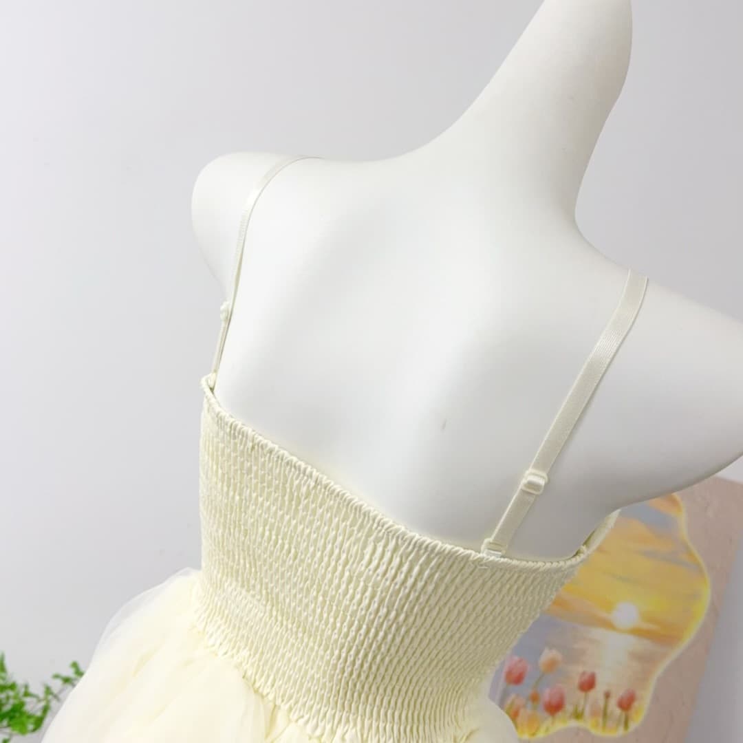 lin boutique 백조 왈츠 무거운 작업 망사 패치워크 예복 치마 여성 드레스 상세 이미지 12