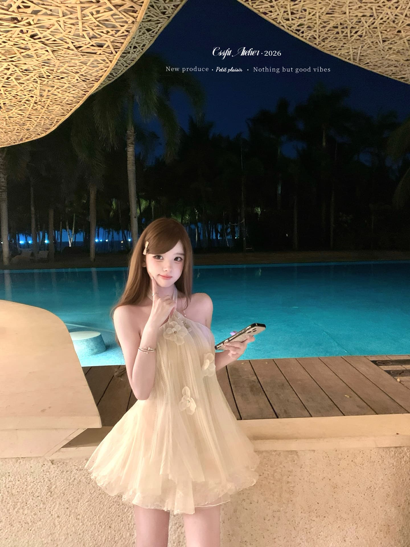 늦게 우산 우산 26 ss 무거운 꽃잎 화이트 캄파넬라 세과 행침 목 망사 꽃 맨위 파란색 주간 실크 라이 경기 서울 긴 바지 상세 이미지 82