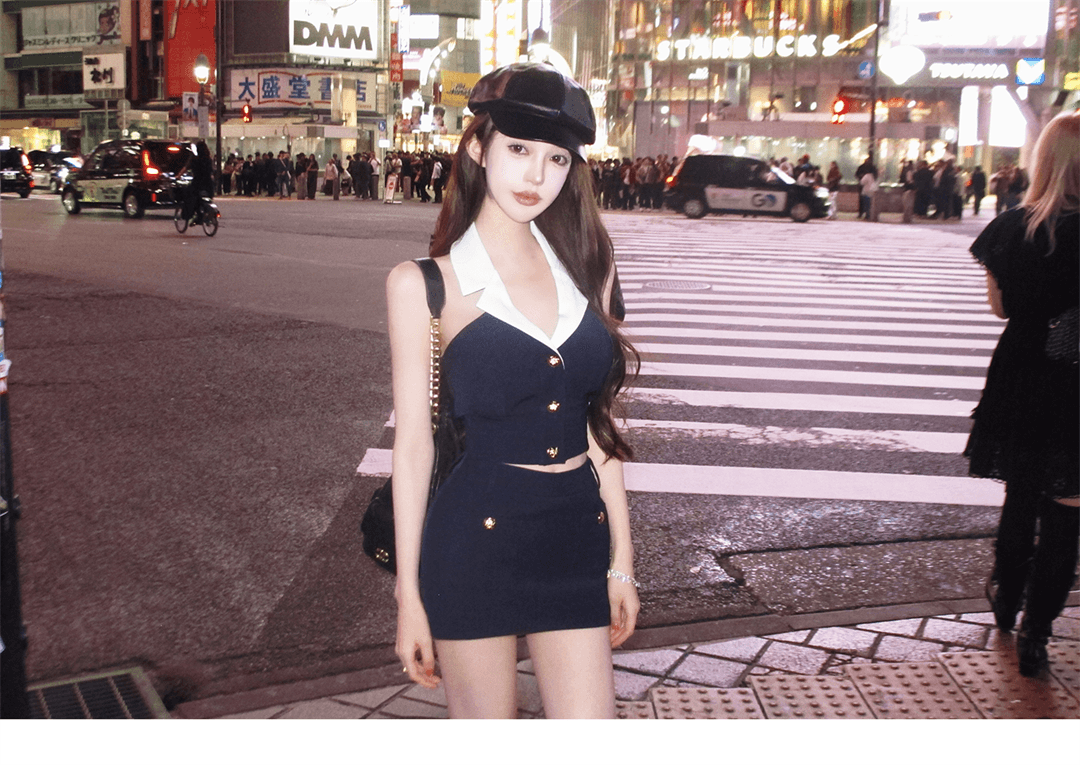 5 13 20 00cher 챠오어 중년 향기로운 향 중년 고급 고유 한 골드 버클 여성 여름 새로운 세트 상세 이미지 32