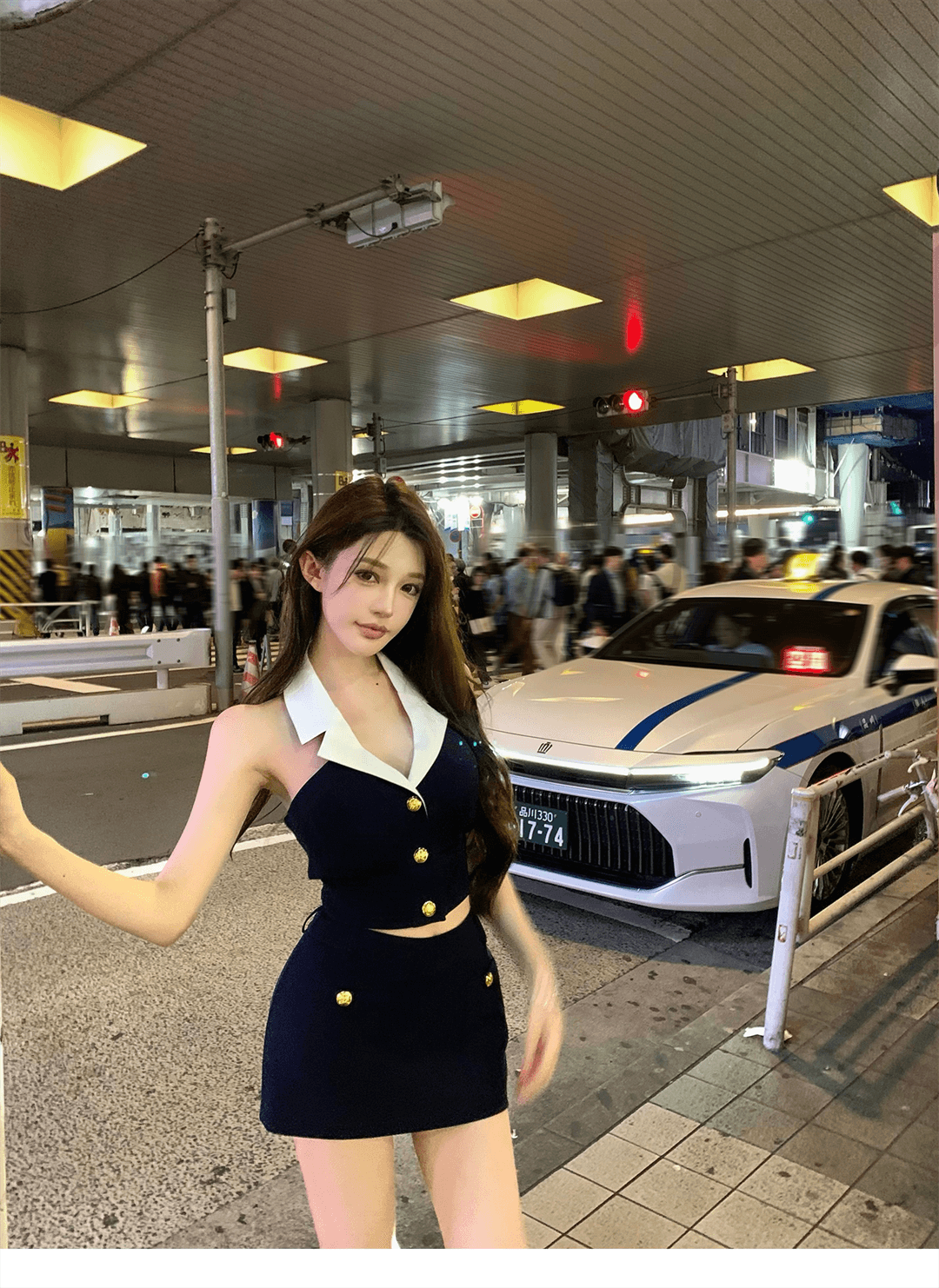 5 13 20 00cher 챠오어 중년 향기로운 향 중년 고급 고유 한 골드 버클 여성 여름 새로운 세트 상세 이미지 37