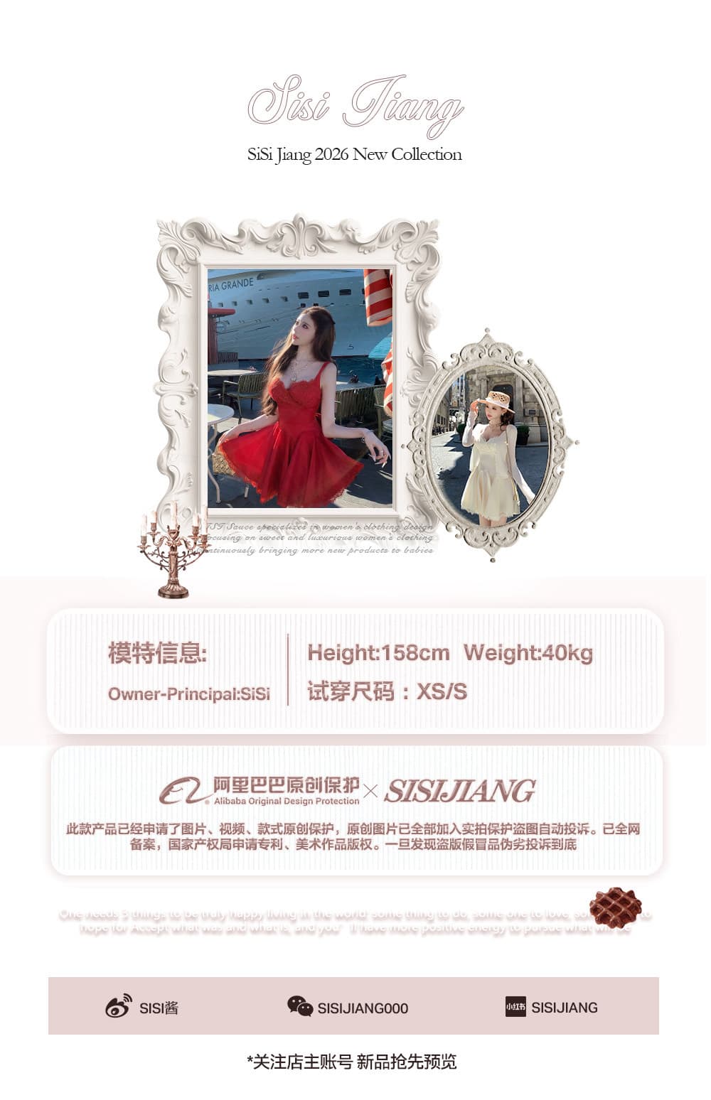 sisi jiang 레이스 향기로운 노래 프랑스식 천 골드 레이스 레이스 꼬집기 허리 슬림해 보이는 슬립 드레스 공주 드레스 상세 이미지 19