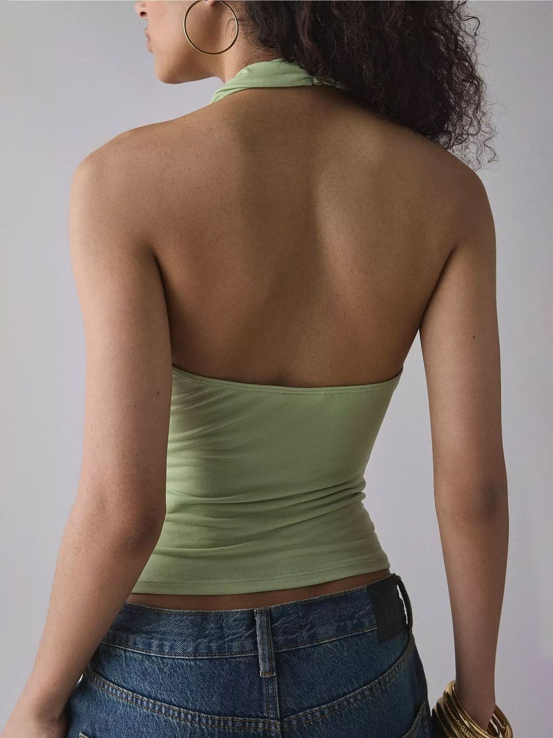아메리칸 레트로 뱀 무늬 흔들다 칼라 깊은 v 행침 목 맨위 여성 ins 바람 순수한 욕망 펌프 Pleat 허리 수축 백리스 섹시함 작은 셔츠 상세 이미지 7