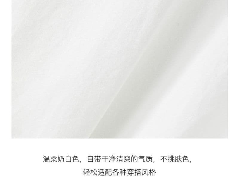 원본 품질 프랑스식 작은 대중 디자인 센스 정면 플리츠 화이트 여성 셔츠 2026 가을 새로운 허리 수축 품격 맨위 상세 이미지 12