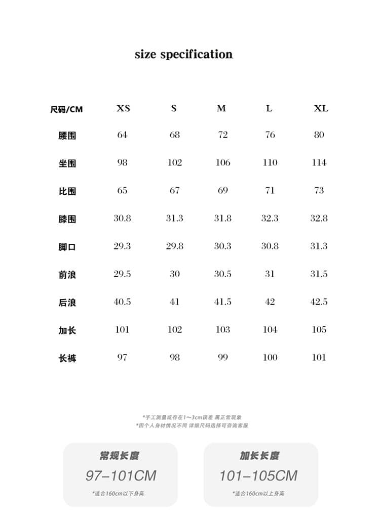 실사 아메리칸 레트로 다섯 번째 회사 버클 더블 Pleat 한 마디 핏 스타일 넓은 다리 청바지 여성 화이트 바지 캐주얼 바지 상세 이미지 5