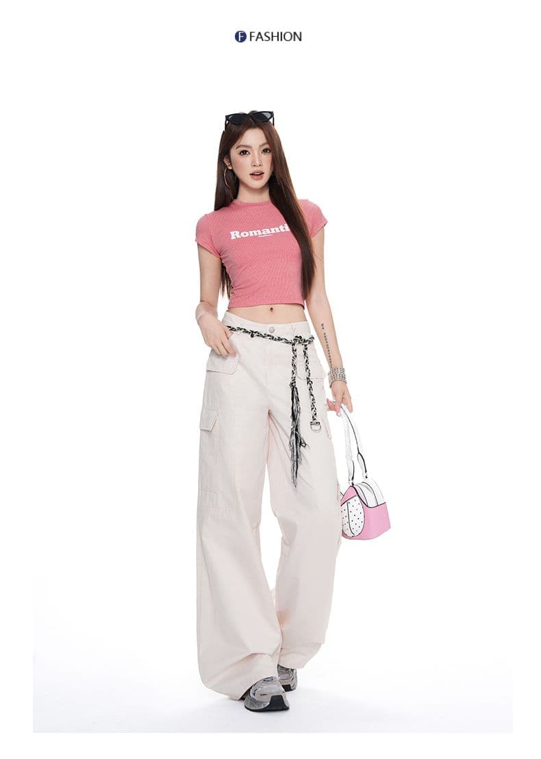 실사 레트로 워크웨어 캐주얼 느긋한 루즈핏 슬림해 보이는 와이드 레깅스 바지 다용도 느슨함 센스 데님 긴 바지 상세 이미지 8