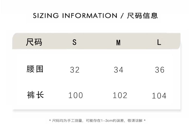 실사 2026 가을 한 부서 더블 허리 배색 여성 허리밴드 펌프 로프 디자인 스트레이트 캐주얼 바지 상세 이미지 5