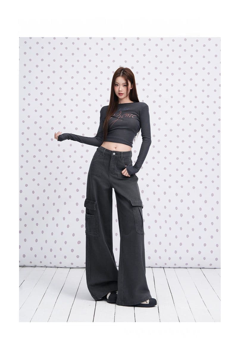 실사 초콜릿 브라운 아메리칸 기타 주머니 워크웨어 청바지 2026 이른 가을 새로운 루즈핏 다용도 캐주얼 바지 상세 이미지 15