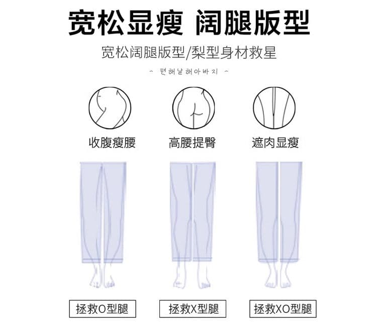 실사 가을 의상 새로운 무거운 공예 핫걸 바람 와이드 레그 팬츠 패션 트렌드 스트레이트 팬츠 여성 의류 청바지 여성 상세 이미지 6