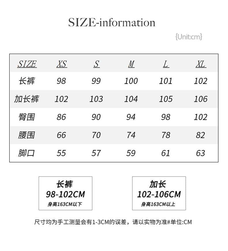 실사 가을 겨울철 새로운 아메리칸 레트로 중 로우 웨이스트 따뜻한 부서 마이크로 루즈핏 스트레이트 캐주얼 가죽 바지 여성 상세 이미지 4