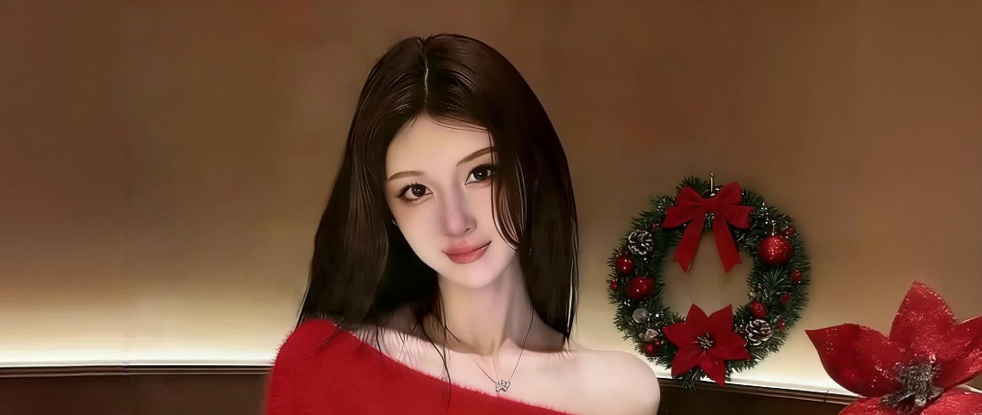 슈퍼 잘 생긴 고유 한 아름다운 프랑스식 부드러운 바람 모방 수달 고급 센스 스웨터 여자 가을 겨울 새로운 오프숄더 맨위 상세 이미지 18