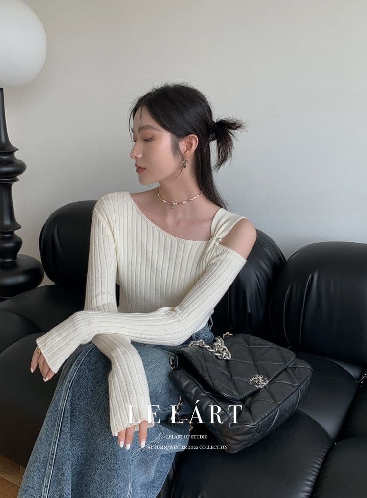 프랑스식 오프숄더 니트 스웨터 여성 가을 겨울 새로운 작은 대중 디자인 센스 긴팔 핫걸 바람 몸매 가꾸기 품격 다용도 맨위 상세 이미지 10