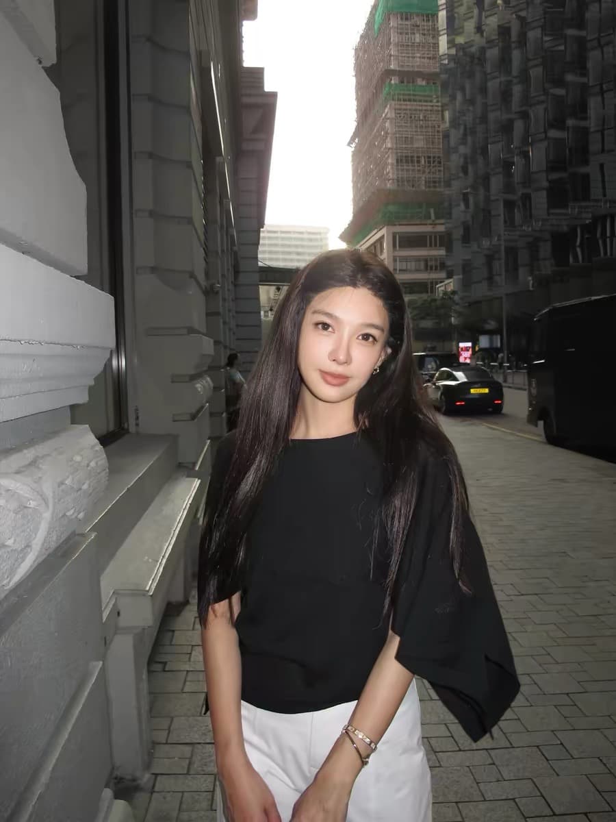 시 웨이 리앙 05 20 높음 지혜 비싼 여성 실크 면 편안함 무료 자외선 차단 망토 페이크 레이어드 맨위 상세 이미지 7
