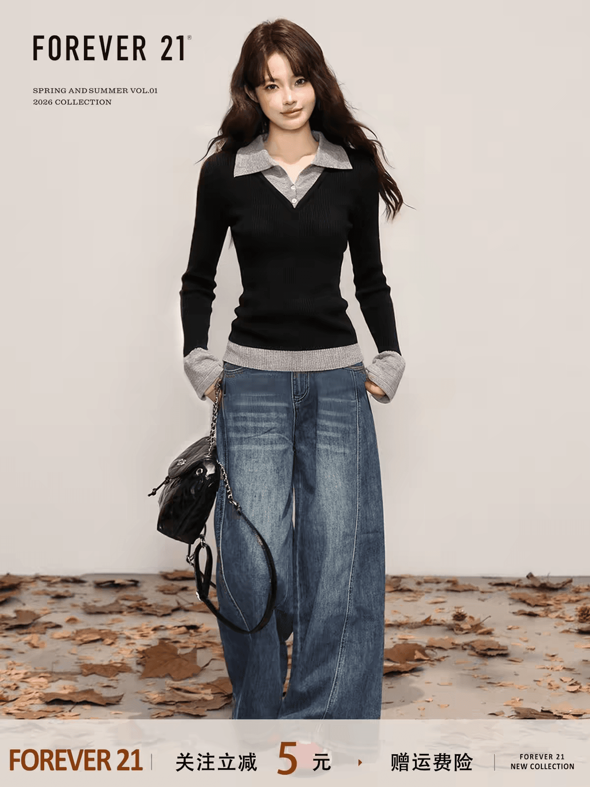 배색 페이크 레이어드 긍정적 인 어깨 니트 기본 셔츠 여성 봄 polo 폴로 칼라 몸매 가꾸기 스웨터 긴팔 인사이드 잡아라. 의류