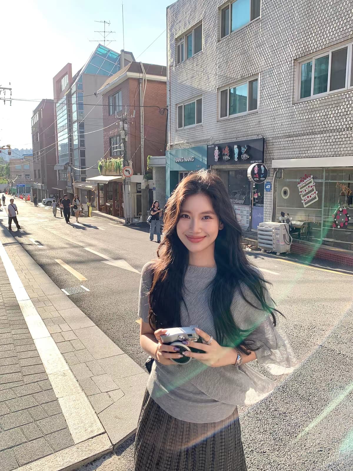 daqianwithu 필리핀 린 영화 부드럽다 프로 피부 부드러운 편안함 느긋한 숄 니트 스웨터 상세 이미지 3