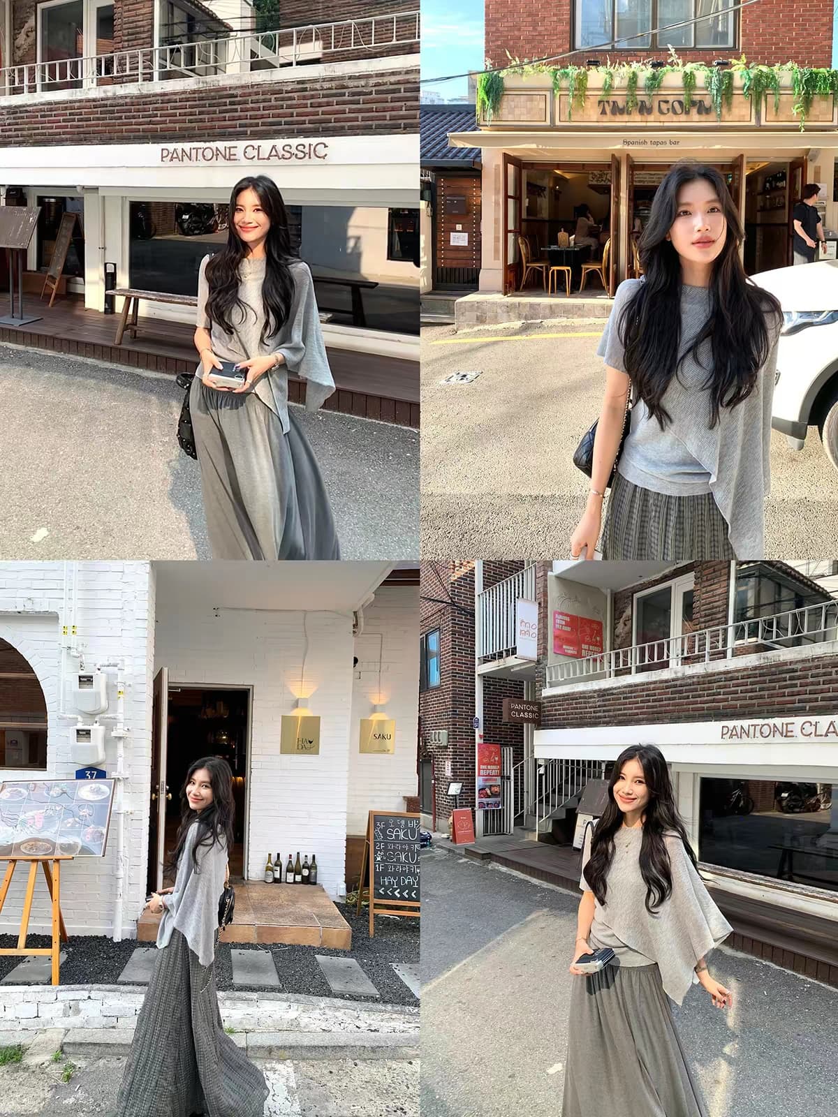 daqianwithu 필리핀 린 영화 부드럽다 프로 피부 부드러운 편안함 느긋한 숄 니트 스웨터 상세 이미지 5