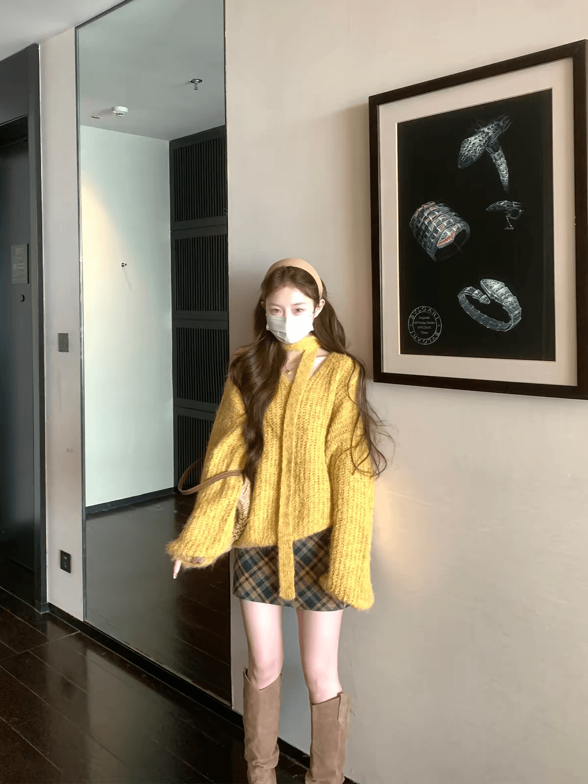 xxiiuu 부드럽다 프로 피부 2026 가을 V넥 풀오버 여성 뜨개질 기본 셔츠 외출용 긴팔 맨위 이미지 3