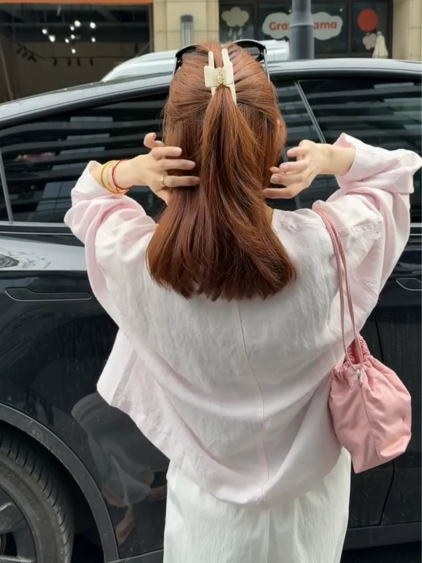 한 부서 핑크색 자외선 차단 긴팔 셔츠 여성 코트 여름 2026 자이언트 잘 생긴 ~ 중 외부 가져 가라. 얇고 가벼운 작은 맨위 이미지 4