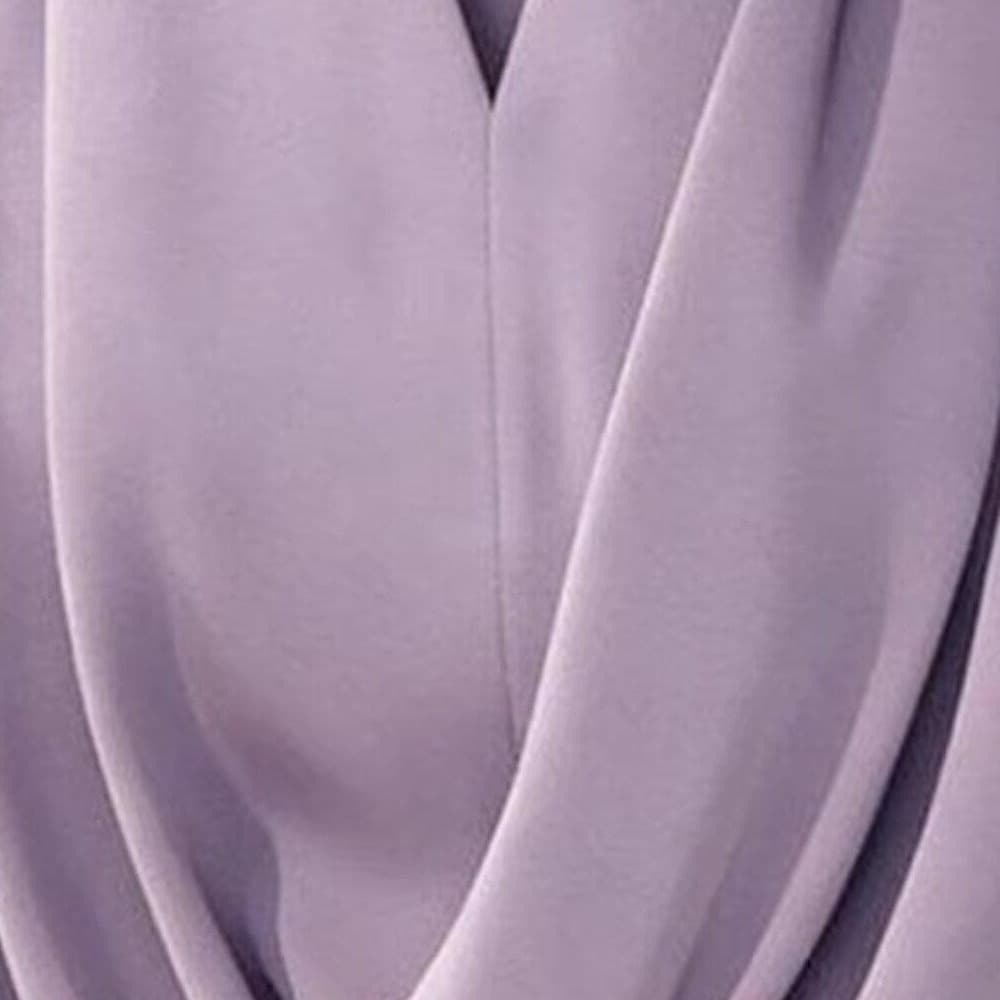 보라색 V넥 나가라. 민소매 어깨 작은 슬링 조끼 여성 의류 여름 디자인 작은 대중 십자가 주름 맨위 서비스 이미지 4