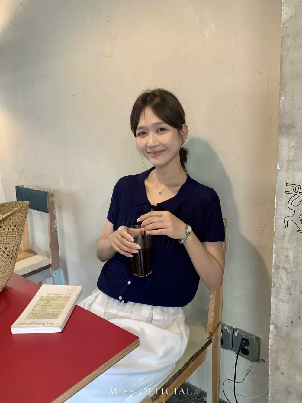 2026 여름 새로운 캐주얼 다용도 품격 신선함 폴로 칼라 반팔 여성 뜨개질 오픈 가디건 귀여운 연령 감소 맨위 상세 이미지 14